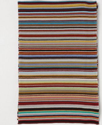Paul Smith Multicolour Stripe Scarf in Merino Wool