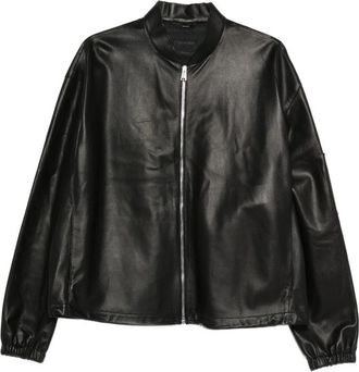 Fendi Zip-up Leather Jacket