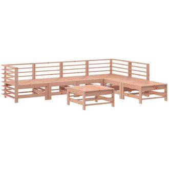 vidaXL Juego De Muebles De Jard&iacute;n 7 Pzas Madera Maciza Abeto Douglas Vidaxl