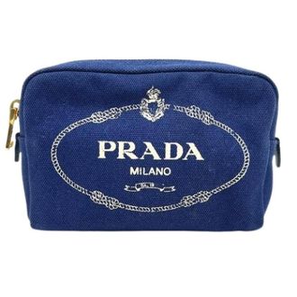 Prada Pre-owned Vintage Pouch - Dames - Pre-owned - Blauw - Maat: ONE Size
