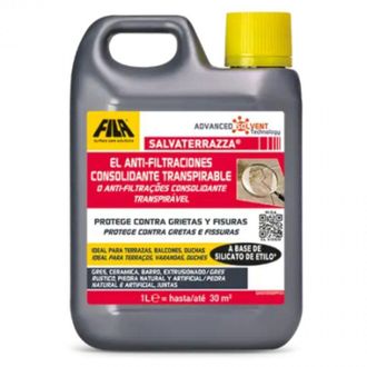Fila Salvaterrazza - Antifiltraciones Consolidante Transpirable / 1 L / Hidr&oacute;fugo