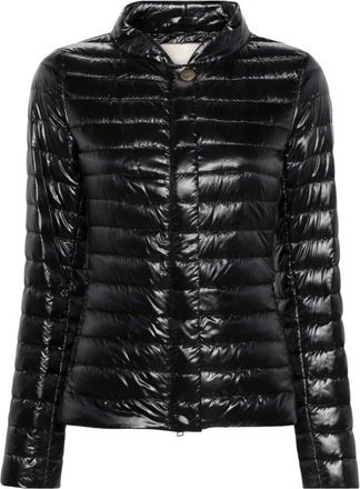 Herno Down Jackets, female, Black, Size: 4XL Ultralight Down Jacket