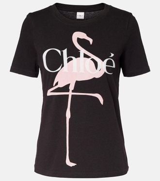 Chloé Logo cotton jersey T-shirt