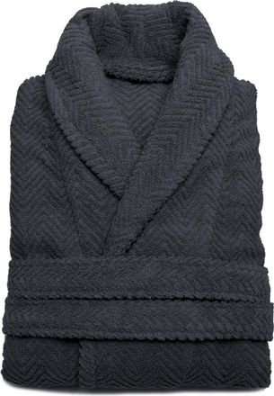 Linum Home Textiles Unisex Herringbone Weave Robe