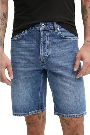 Karl Lagerfeld Regular Shorts - Heren - Denim shorts - Blauw - W30 - Katoen - Korte Broeken
