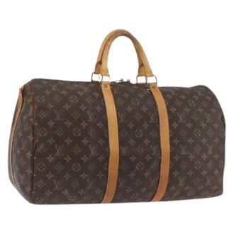 Louis Vuitton Pre-owned Weekend Bags, female, Brown, Size: ONE SIZE Pre-owned Boston Bag