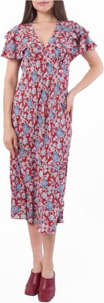 Polo Ralph Lauren Floral-Printed Silk Dress, Size 4