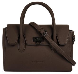 Bugatti Henkeltasche BUGATTI IRIA, Damen, Gr. B/H/T: 26cm x 17cm x 12cm onesize, braun, Polyurethan (PU), clean, Taschen Henkeltasche