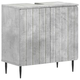 vidaXL Mueble De Lavabo Para Ba&ntilde;o Zwolle Gris Hormig&oacute;n Vidaxl