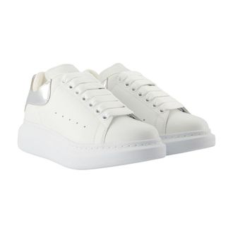 Alexander McQueen Oversized Leather Sneaker - White