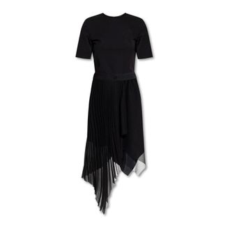 Givenchy Midi Dresses, female, Black, Size: M Asymmetrical Dress
