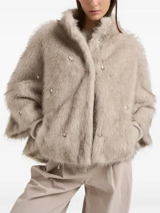 S.W.O.R.D 6.6.44 Cappotto con decorazione - Toni neutri