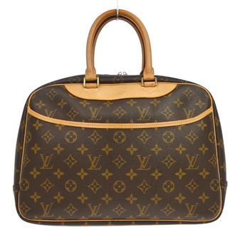 Louis Vuitton Deauville Monogram Canvas Brown Canvas Handbag (Pre-Owned)