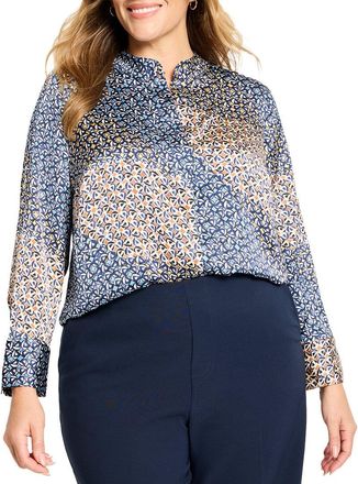 Nic+Zoe NIC+ZOE Plus Monogram Mix Top