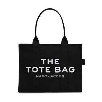 Marc Jacobs The Canvas Large Tote Bag - Dames - Shoppers - Zwart - ONE Size - Katoen - Tassen