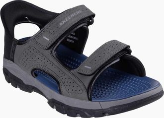 Skechers Mens Tresmen Reece Mens Sandals - Charcoal Synth - Size: 10