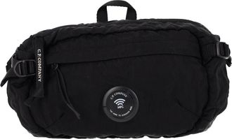C.P. Company Black Nylon B Lens Belt Bag