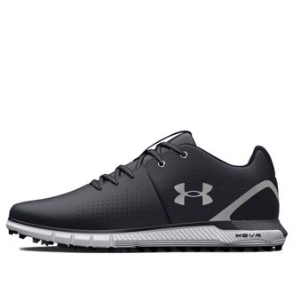 Under Armour HOVR Fade 2 Spikeless Golf 2E Wide Black Metallic Silver 3026404-001