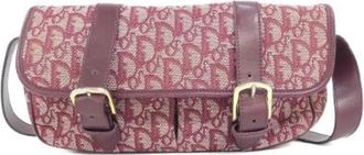 Dior Pre-owned Canvas Shoulder Bag - Dames - Vintage Schoudertas - Rood - ONE Size - Vintage