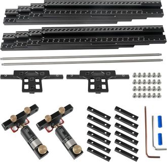 OEM Gu&iacute;a Paralela Para Sierras De Inmersi&oacute;n - Compatible Con Festool, Makita, Milwaukee, Triton Y Powertec - Aluminio Anodizado, Ajuste Preciso