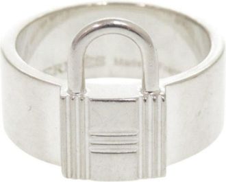 Hermès Silver Silver 925 Band Ring (Pre-Owned)