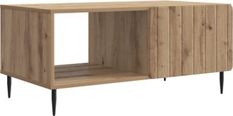 vidaXL Mesa De Centro Roble Artisan 90 X 50 X 40 Cm Vidaxl