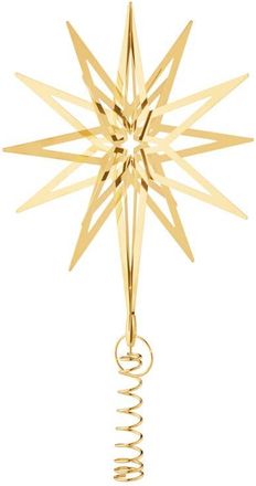 Georg Jensen Top Star 2025 18 Karat Gold Plate Tree Topper at Nordstrom, Size Medium