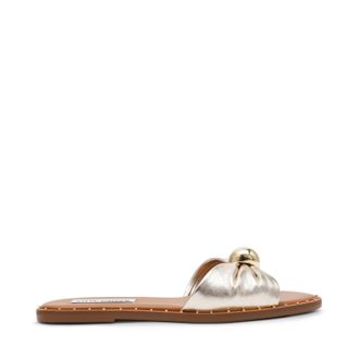 Steve Madden Dipsy-Cn Sandal GOLD LEATHER
