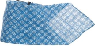Kiton Zijden Fantasie Stropdas met 7 Vouwen - Heren - Stropdassen - Blauw - ONE Size - Accessoires