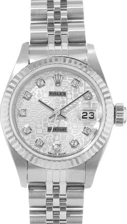 Rolex Pre-owned Rolex Datejust 26 Automatic Chronometer Diamond Ladies Watch 79174 SJDJ