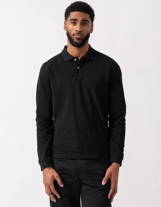 Parajumpers Mens Parajumpers Oberon Polo Mens Polo - Black 541 - Size: 40