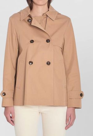 Herno hooded trench coat regular fit short
