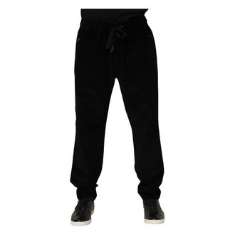 Dolce & Gabbana Sweatpants, male, Black, Size: 3XL Jogger Pants