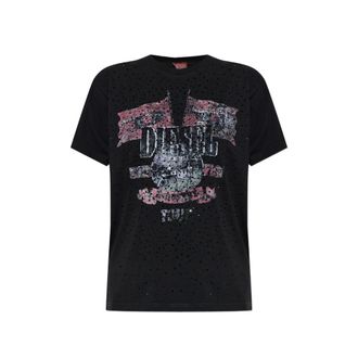 Diesel T-Marly Embellished Graphic-print T-shirt