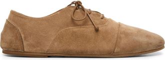 Mars&egrave;ll Steccoblocco reversed-leather derby shoes - men - Leather/Rubber/Leather - 44 - Brown