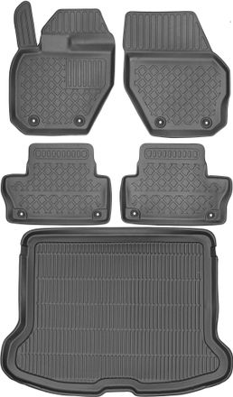 OEM Juego De Alfombrillas Para Coche Y Maletero Para Volvo Xc60 Suv (2008-2017)