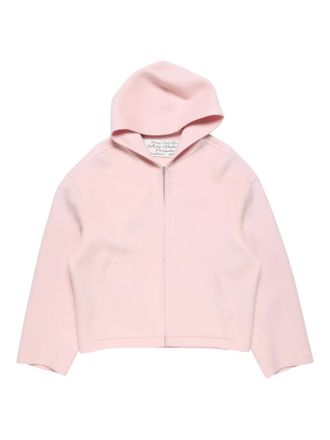Acne Studios zip-up hoodie - men - Wool/Cashmere/Viscose - 46 - Pink