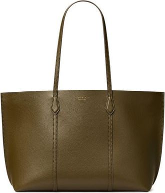 Tory Burch Perry Triple Compartment Leather Tote in Leccio at Nordstrom