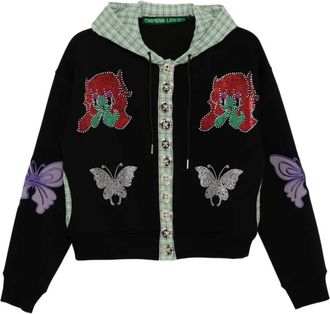 Chopova Lowena Felpa Berg con cappuccio - Nero