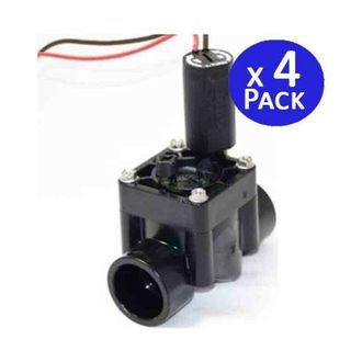 Hunter Set di 4 Elettrovalvola di Irrigazione Hunter PGV-100, 9V 1, per Programmatori a Batteria