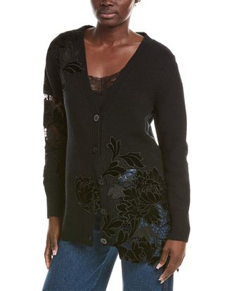 Oscar De La Renta Oscar De La Renta Wool Cardigan