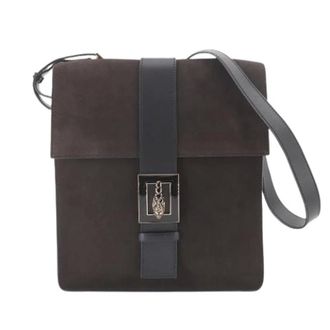 Gucci Vintage, unisex, Bruin, ONE Size, Leer, Pre-owned Shoulder Bag