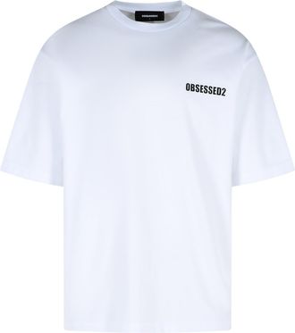 Dsquared2 Obsessed Black Cotton T Shirt