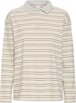 Ichi Long Sleeve Tops - Dames - Polos - Veelkleurig - L - Leer - Tops
