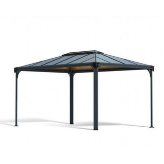 Palram Martinique 4300 Garden Gazebo - L430 x W295.5 x H274.5 cm - Grey