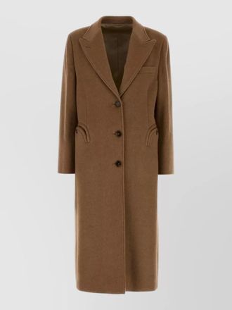 Blaz&eacute; Milano mylius heck long coat notch lapels