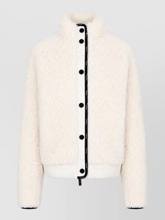 Moncler faux fur zip up jacket