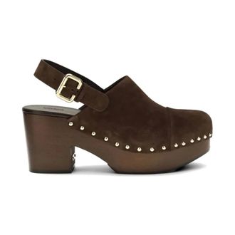 Chlo&eacute; Schoenen, Dames, Bruin, 37 EU, Flat Sandalen