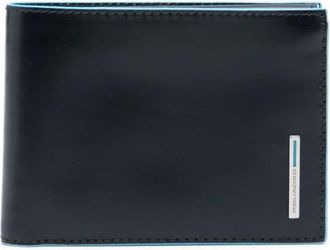 Piquadro B2 Revamp bi-fold wallet - men - Calf Leather - One Size - Blue