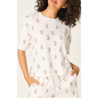 PJ Salvage Western Bloom T-Shirt in Ivory at Nordstrom, Size X-Large